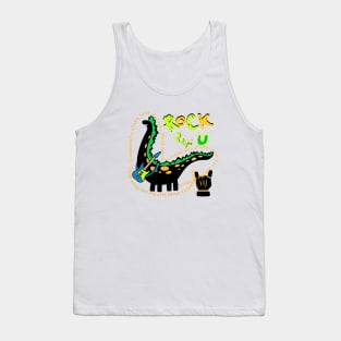 rock spirit, dinosaur Tank Top